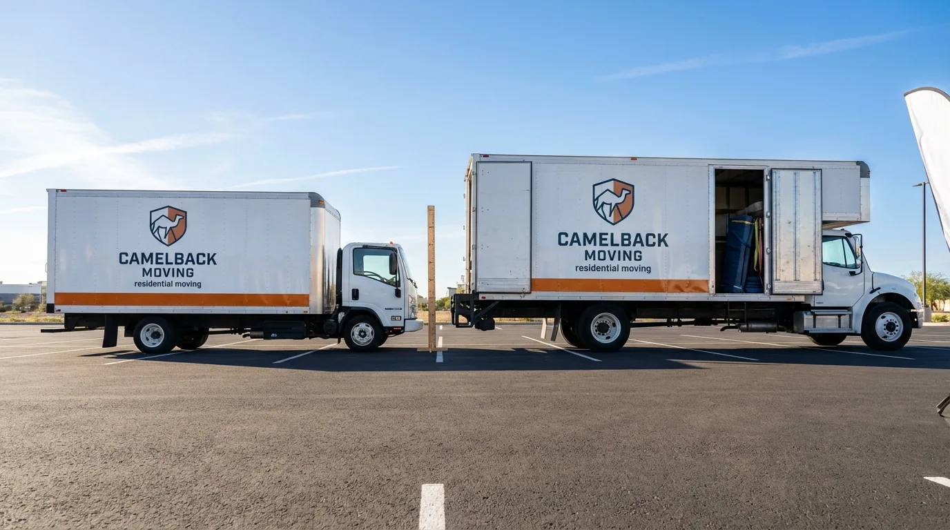 Moving truck size capacity guide in Parker